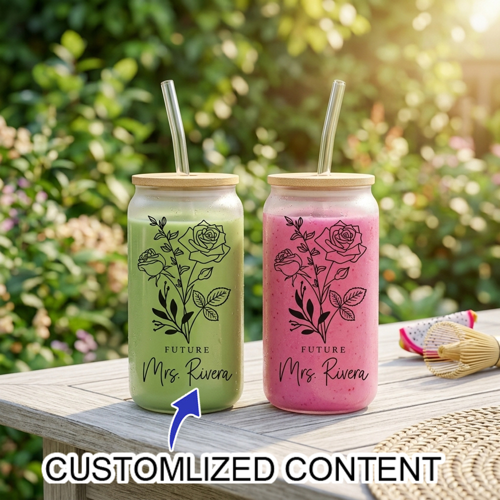 Coffee Equipment With Name - Copo de Vidro Personalizado com Nome,