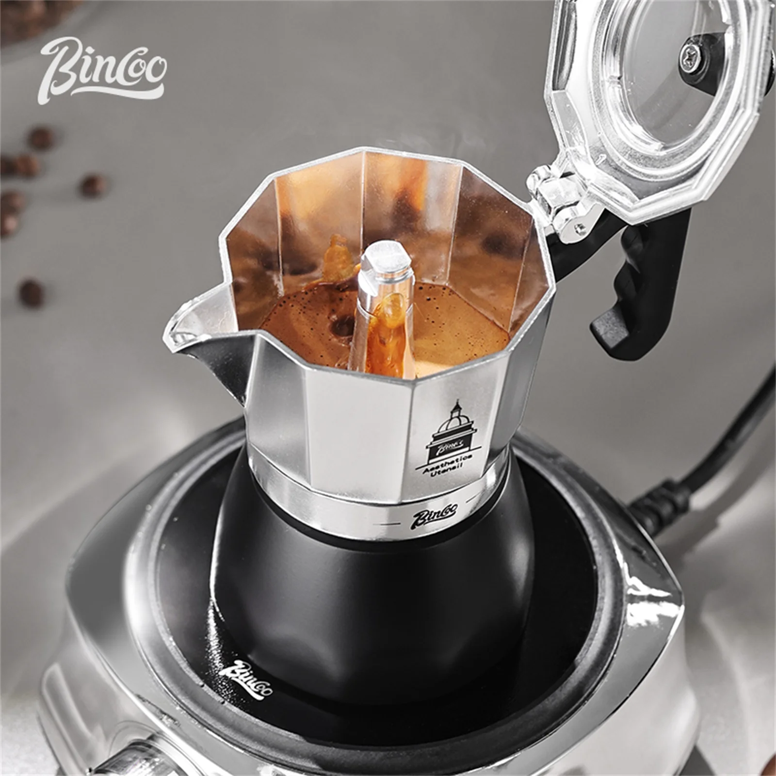 BINCOO Pote Moka de Válvula Du - Quality Coffee Equipment avaliação e preço