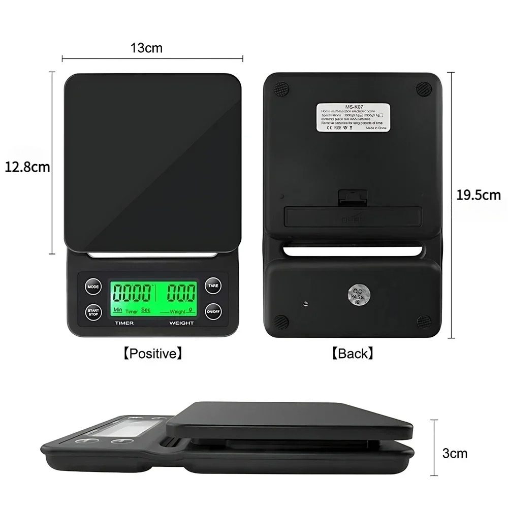 Balança Digital Multifuncional - Scale Drip Timer avaliação e preço