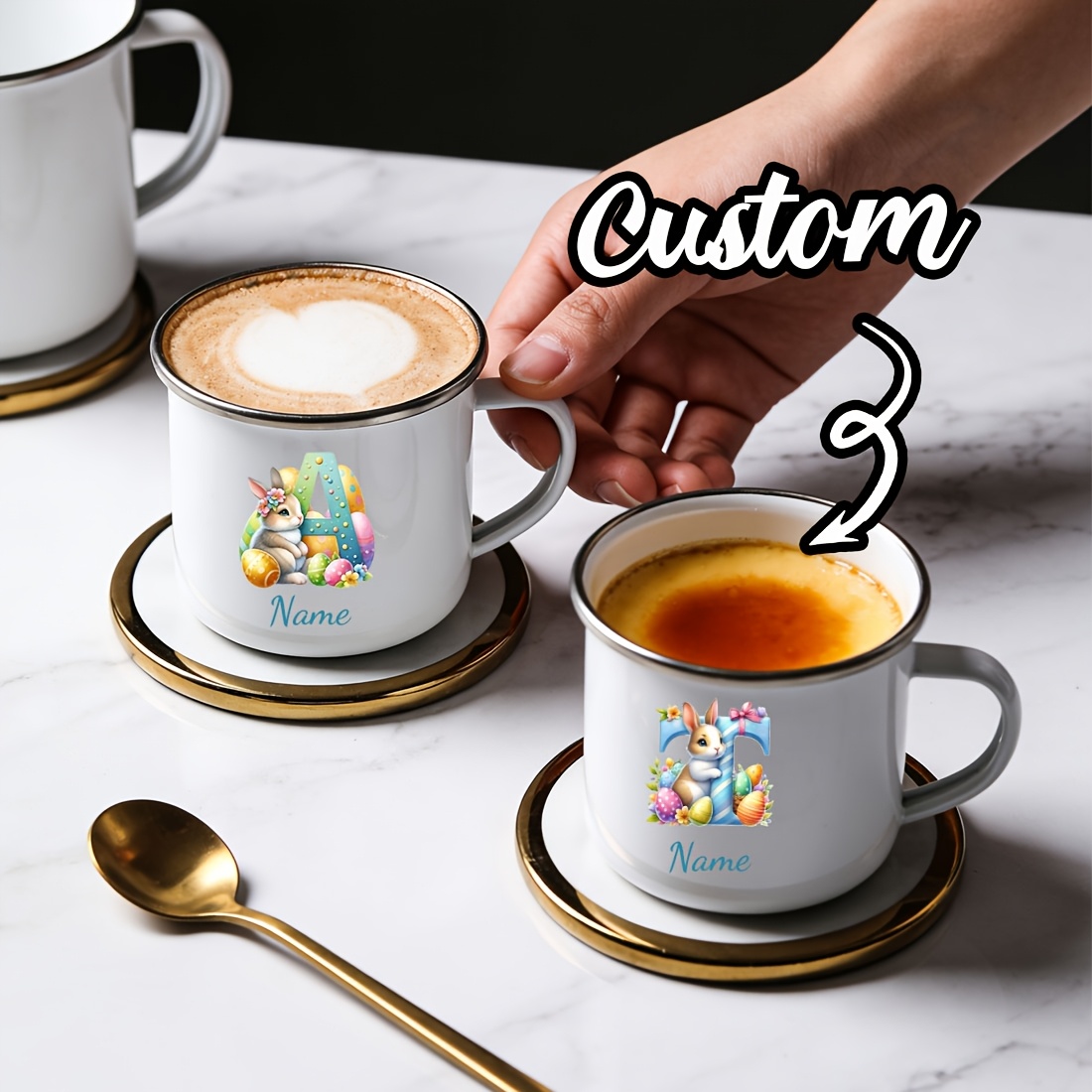Caneca Personalizada com Inici - Coffee Equipment With Name avaliação e preço