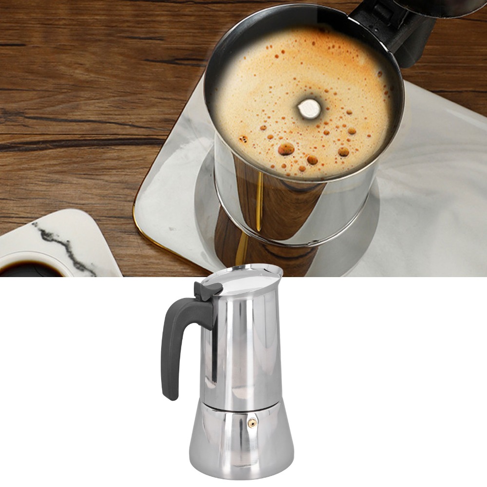 Cafeteira Moka de Aço Inoxidáv - Quality Coffee Equipment avaliação e preço