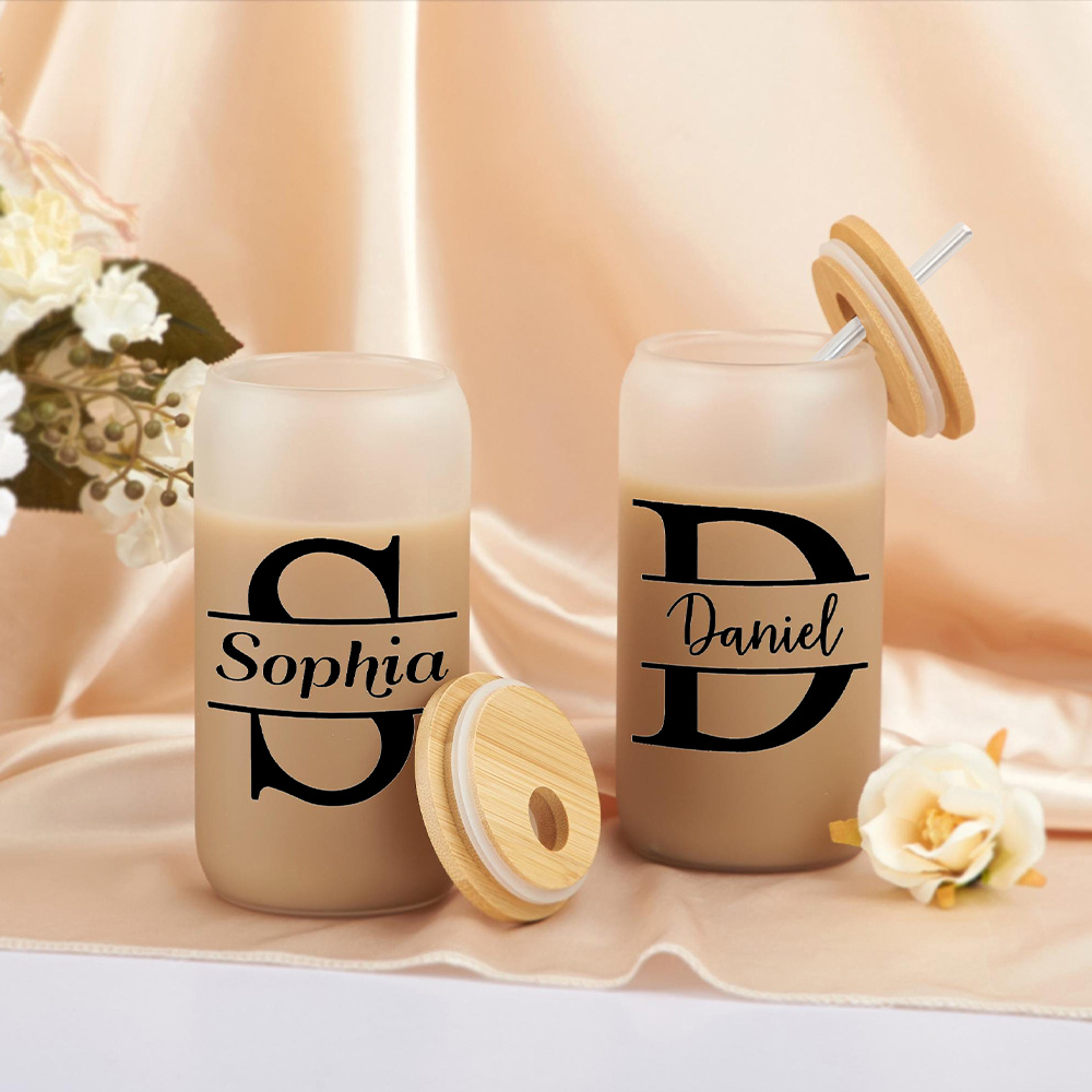 Copo de Vidro Fosco Personaliz - Coffee Equipment With Name avaliação e preço