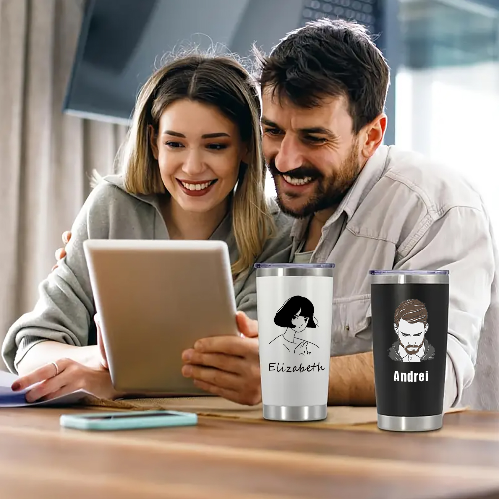 Copos Elegantes de Aço Inoxidá - Coffee Equipment With Name avaliação e preço